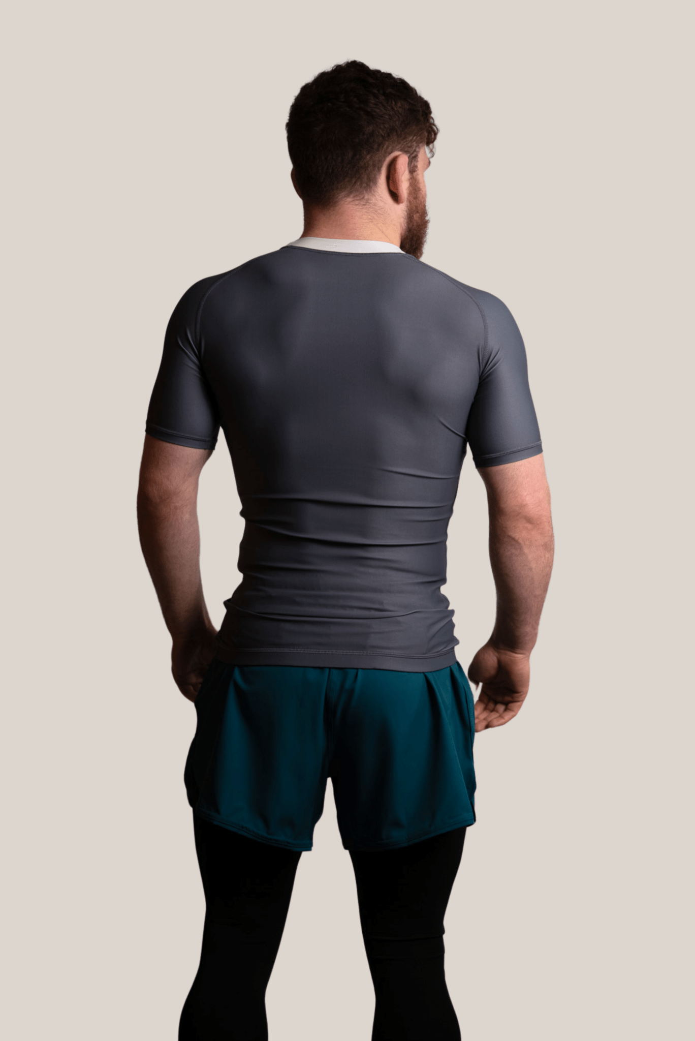 Grey Rash Guard - Mens