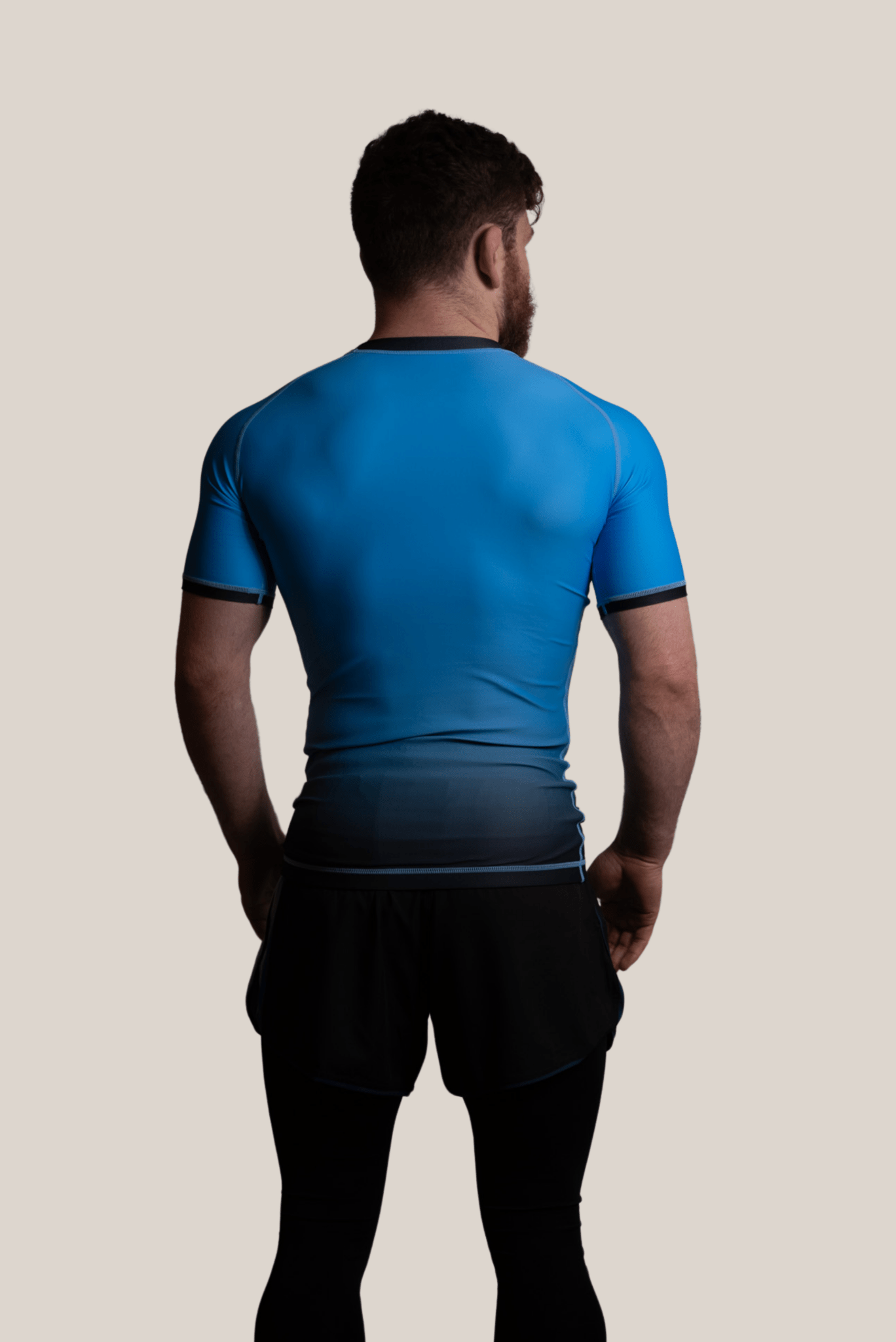 IBJJF Legal Ranked Rash Guard - Men's Blue