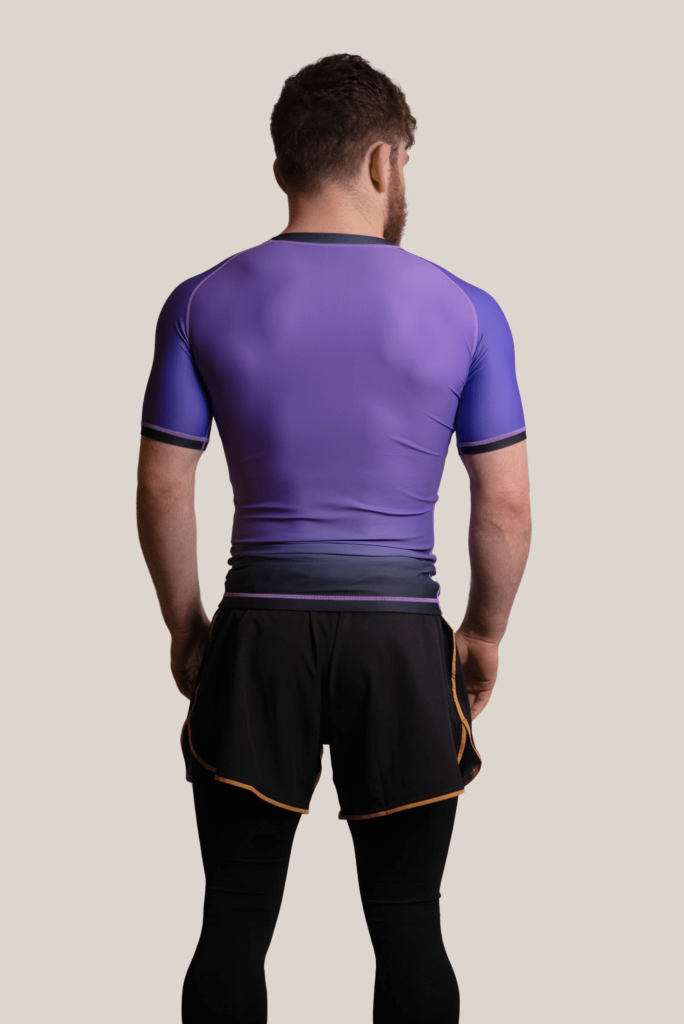 IBJJF Legal Ranked Rash Guard - Men's Purple