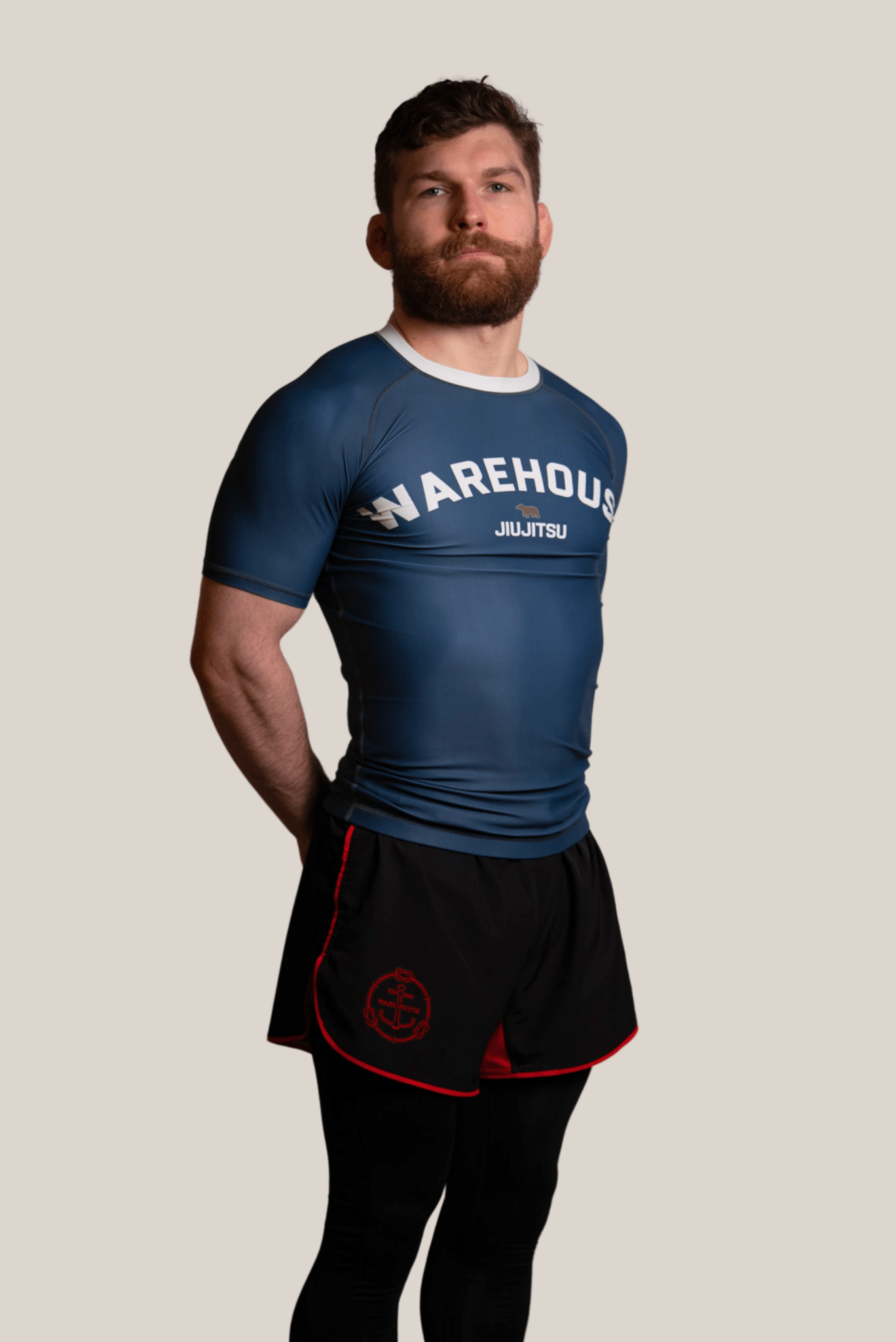 Navy Rash Guard - Mens