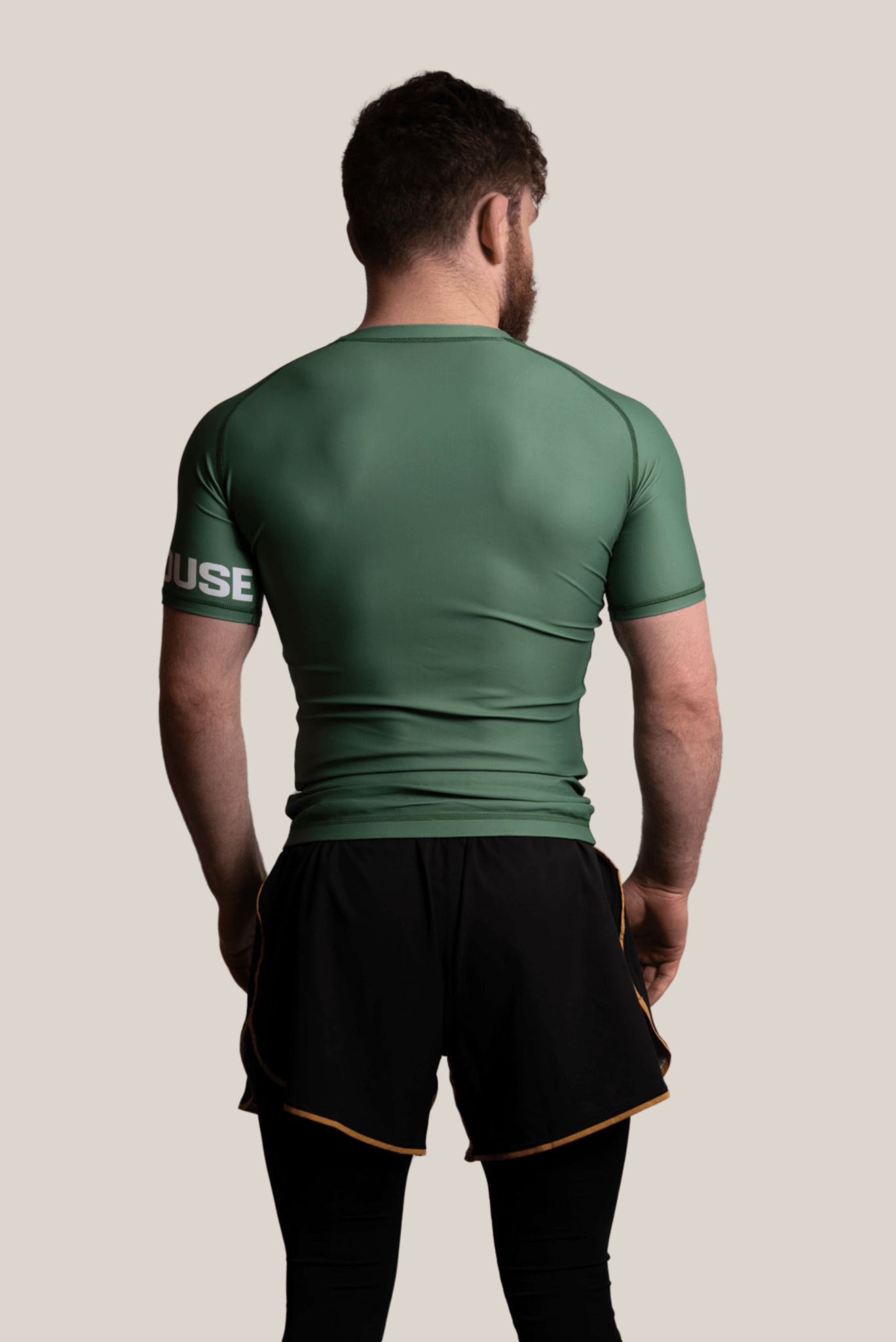 Light Green Rash Guard - Mens
