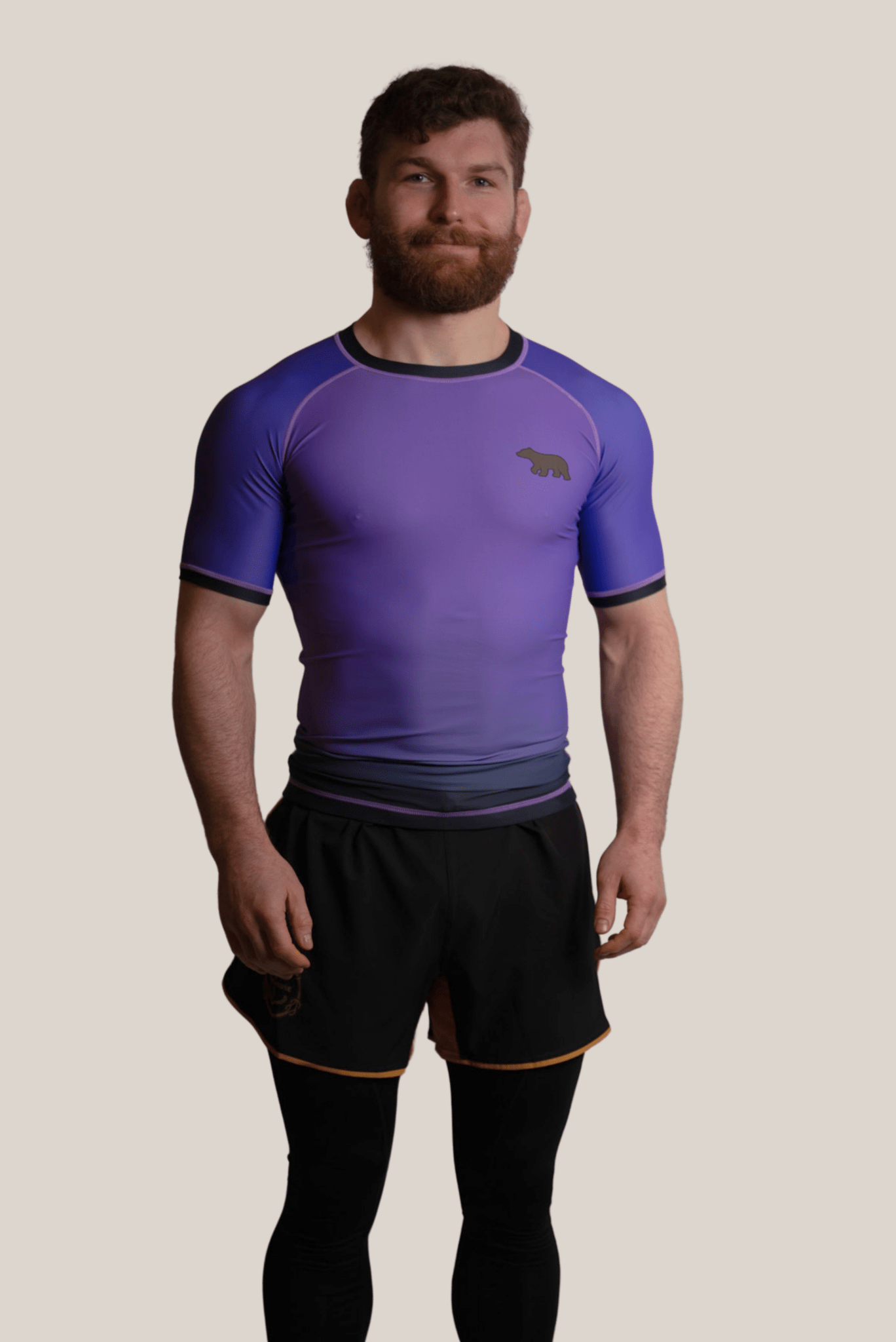 IBJJF Legal Ranked Rash Guard - Men's Purple