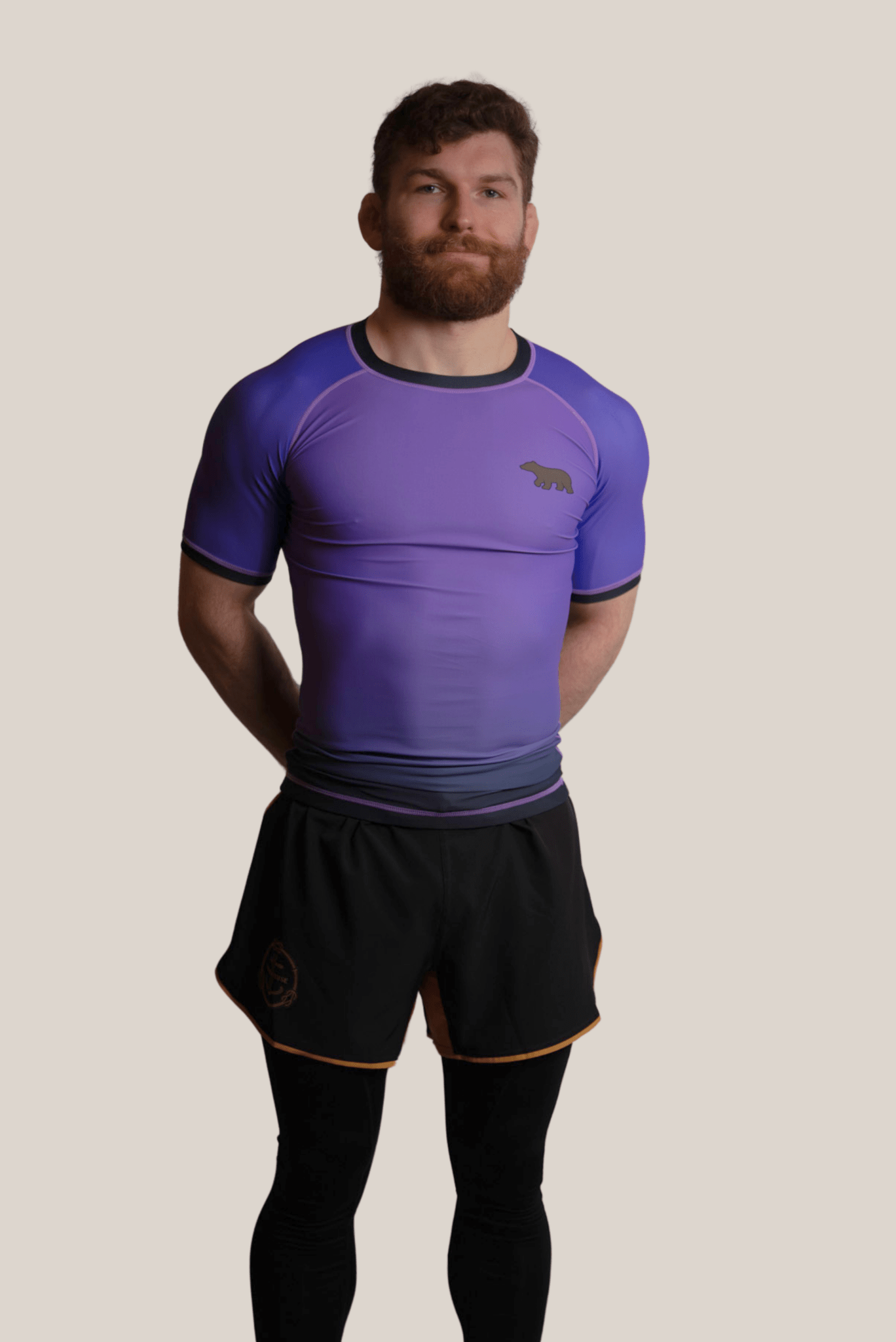 IBJJF Legal Ranked Rash Guard - Men's Purple