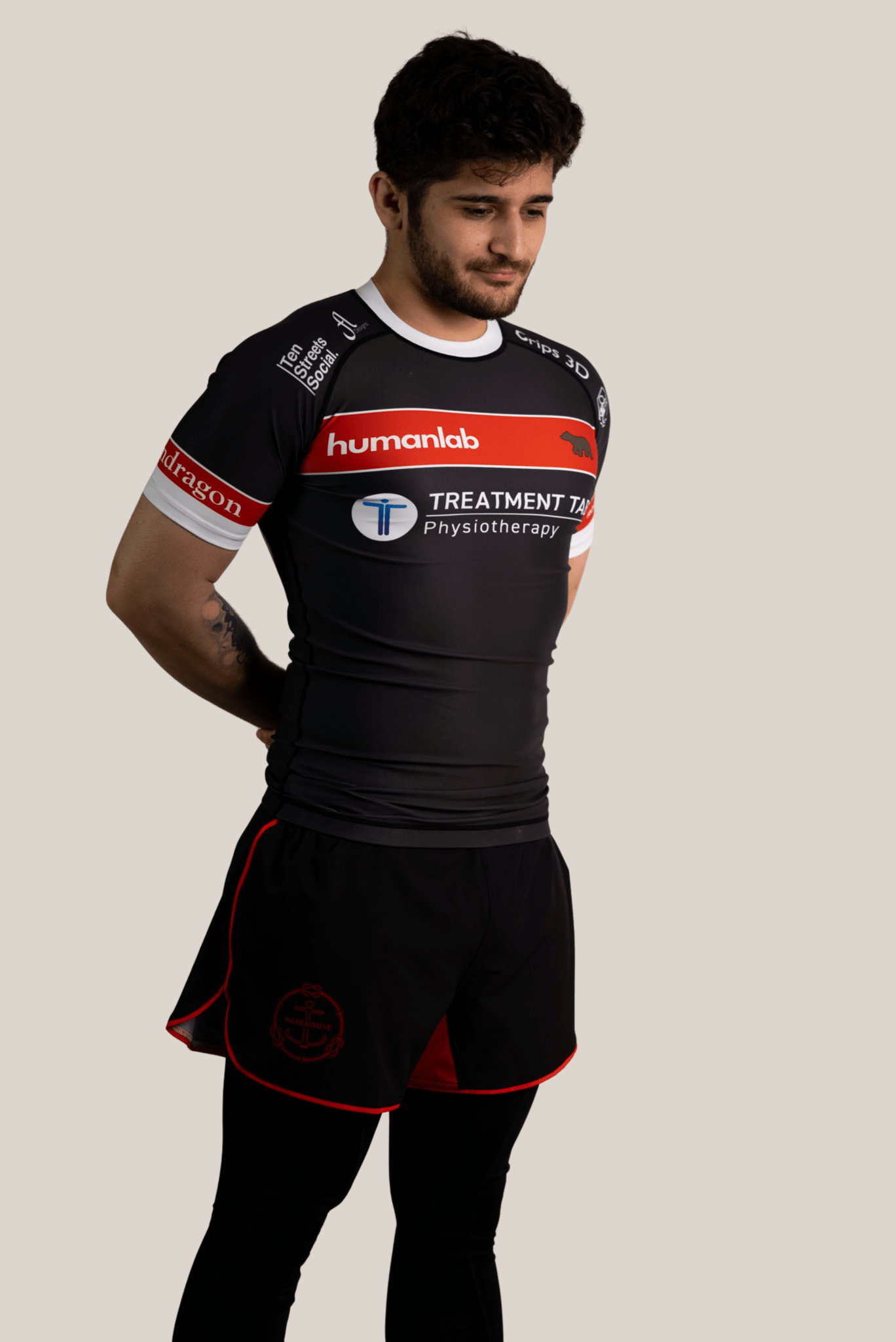 Men's Sponsored Rash Guard