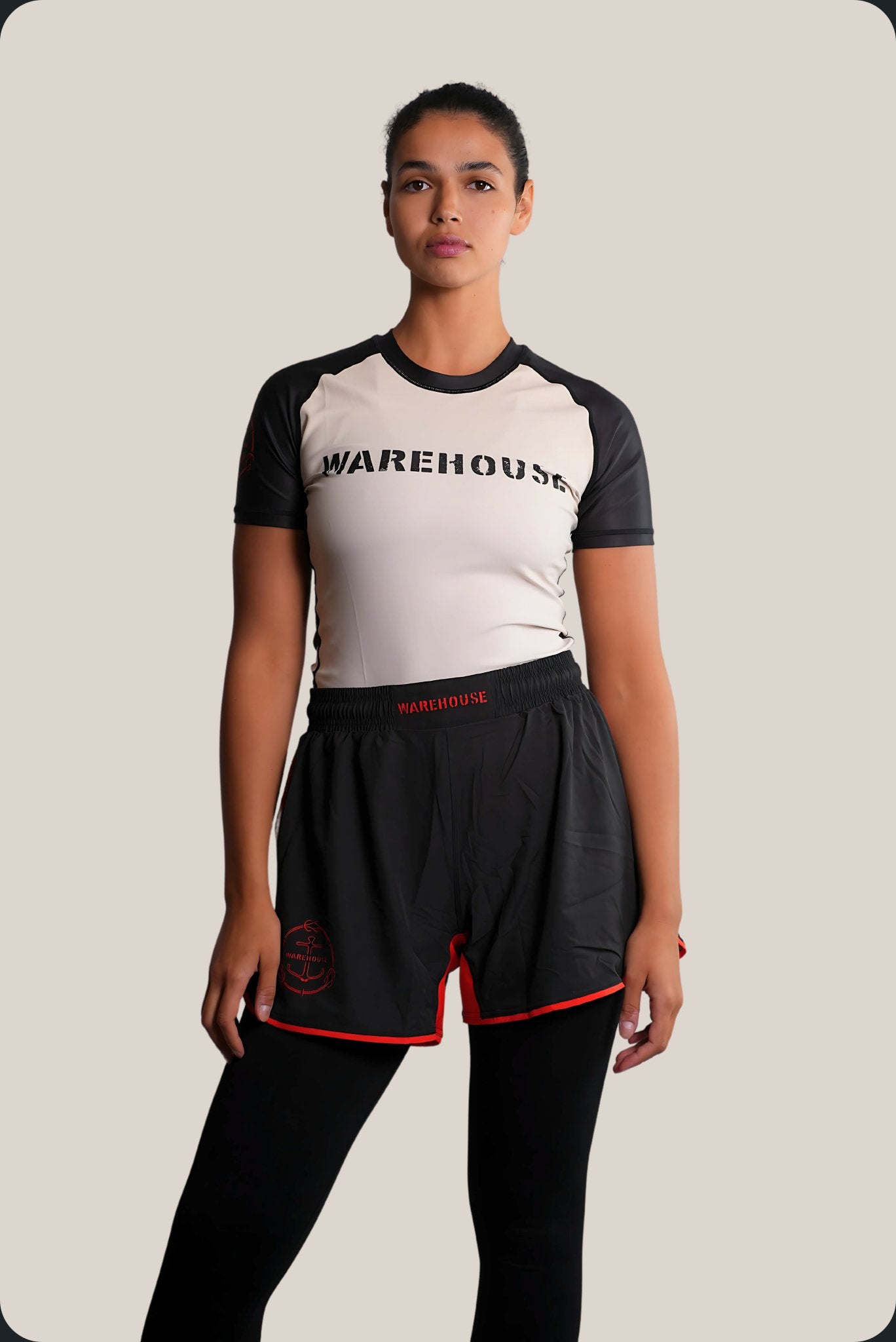 Temple Rash Guard - Women (Short Sleeve)