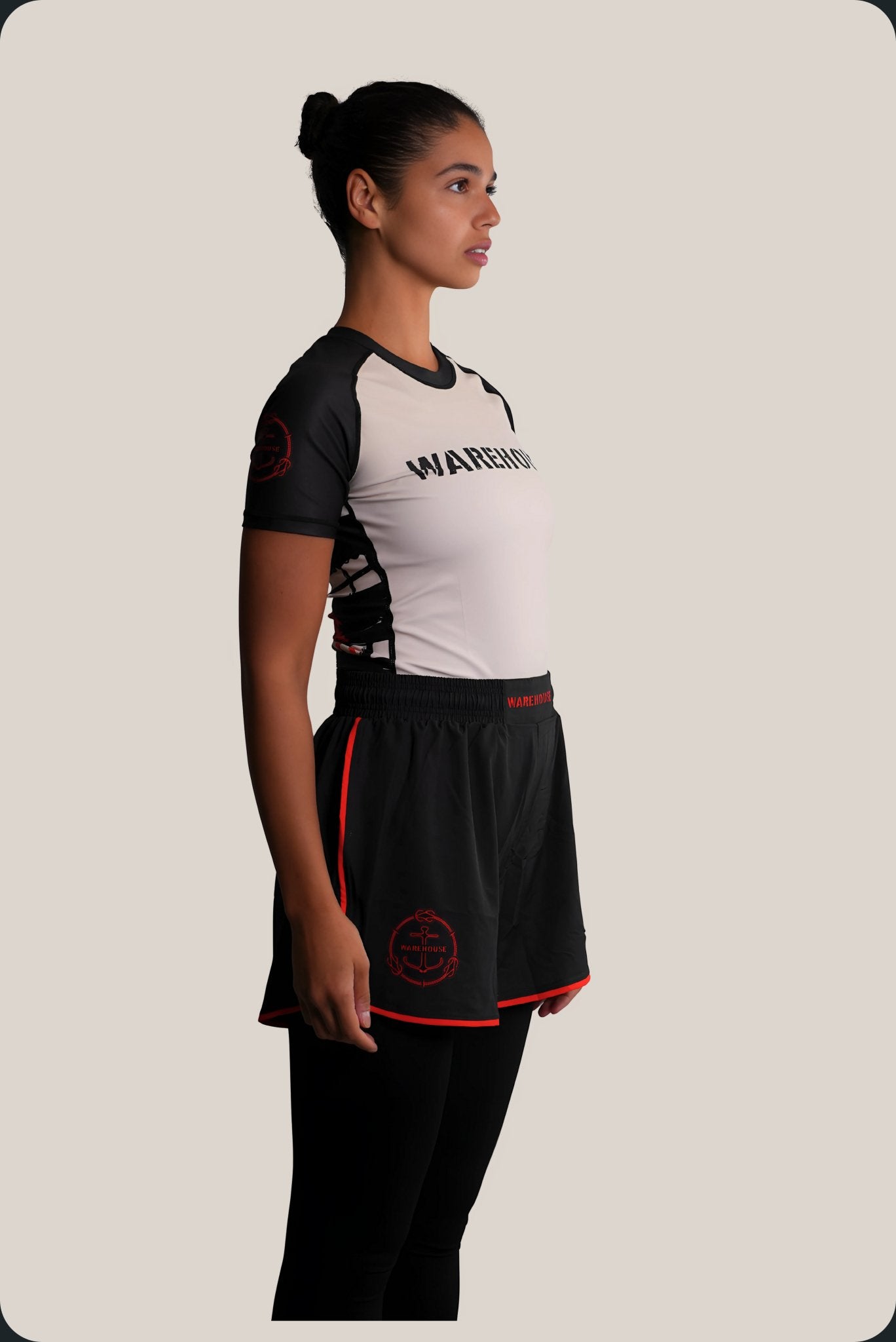 Temple Rash Guard - Women (Short Sleeve)