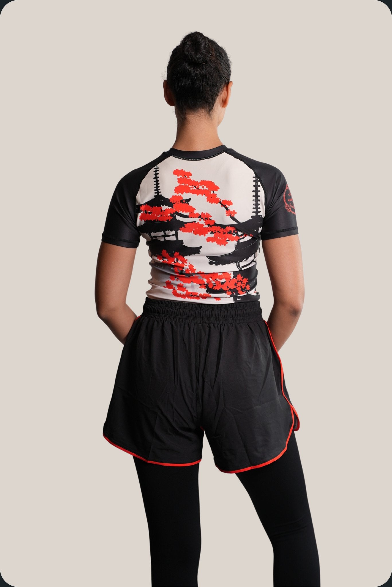 Temple Rash Guard - Women (Short Sleeve)