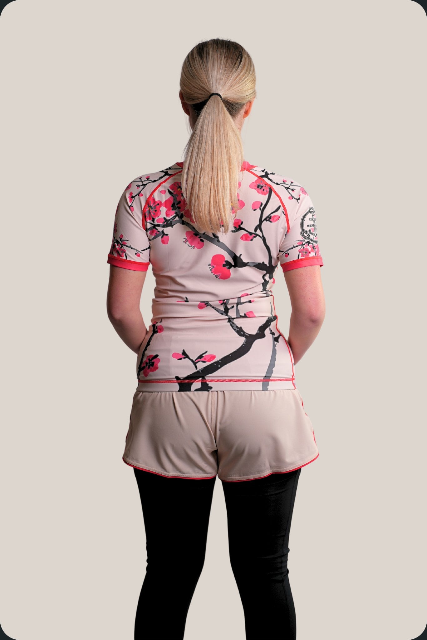 Cherry Blossom Rash Guard - Women