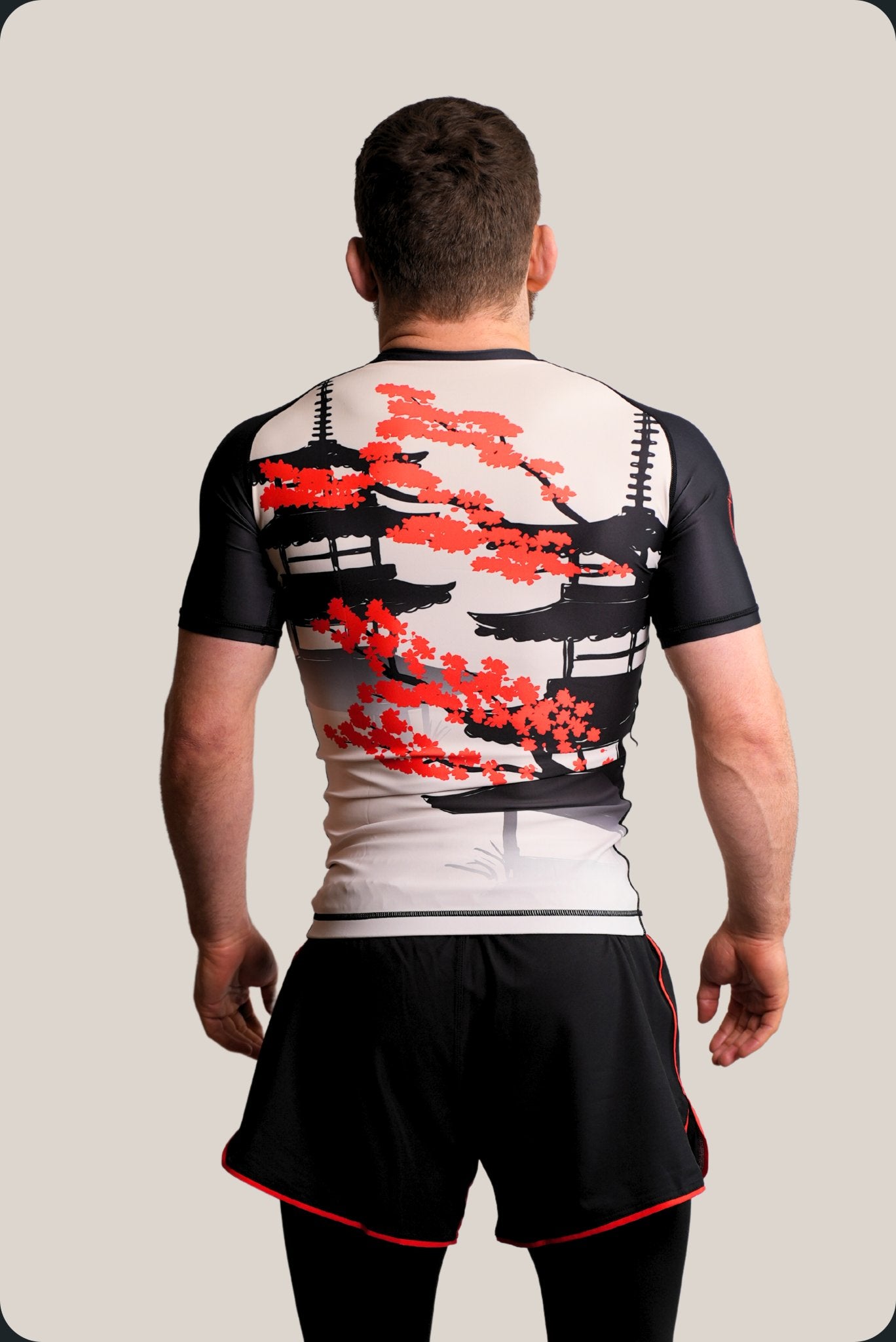 Temple Rash Guard - Men's (Short Sleeve)